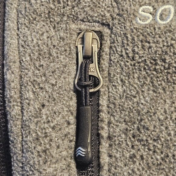 Solaris Men’s Gray Fleece Vest M Outdoor Utility Quiet Luxury Athflow Techwear - Picture 5 of 11